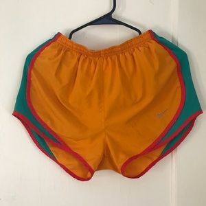 Orange Dry Tempo Nike running shorts